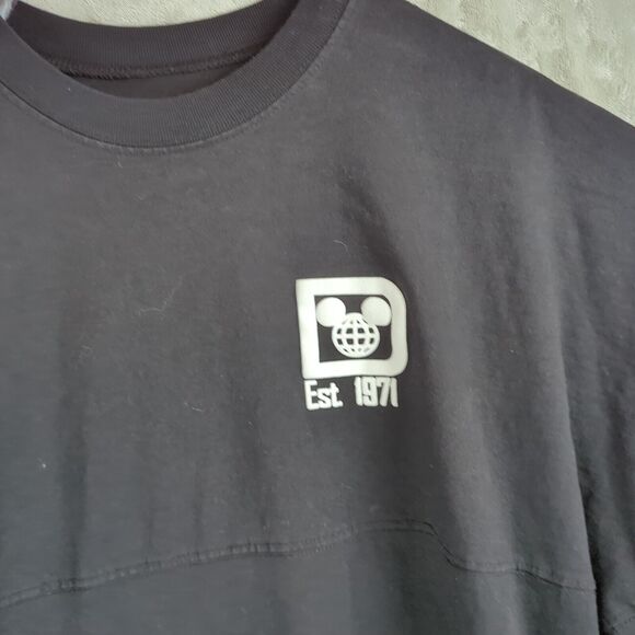 Walt Disney World Spirit Jersey Adult Extra Large Black White Mickey Mouse - Picture 3 of 8